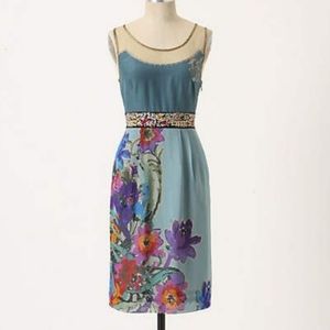 Anthropologie Floreat Manor Gates Dress